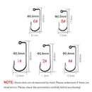 100PCS  Aberdeen Offset Jig Hook High Carbon Steel 90 Degree Shank Bent Saltwater Jig Hooks 8 6 4 2 1 1/0 2/0 3/0 4/0 5/0 6/0
