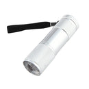 Mini Flashlight with Rope Professional Purple Light Anti-Skid 395nm Backlight Portable Ultraviolet Torch Gadgets