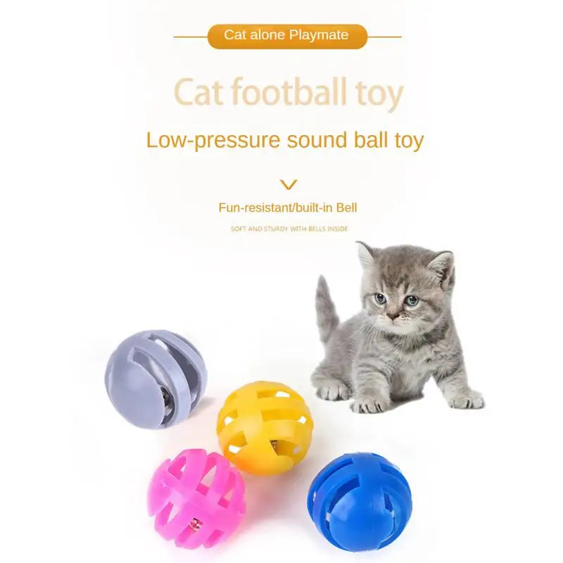 1PCS Plastic Toy Ball Tasteless Pet Products Fashionable Random Color Ball Environmental Friendly Cat Supplies Beautiful