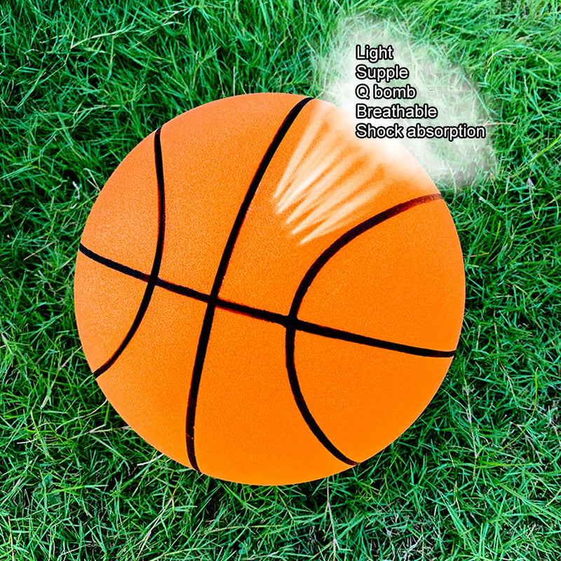 Kids Bouncing Mute Silent Basketball Squeezable Mute Bouncing Basketball Indoor Silent Ball Foam Basketball Bounce Football