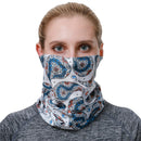 Fashion Paisley Pattern Design Seamless Bandanas For Woman Headdress Sports Face Mask Cycling Balaclava Head Scarf Female