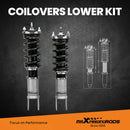 maXpeedingrods Coilover Kits for Civic EK EJ 1996-2000 24 Ways Adjustable Damper Shock Absorber Gray