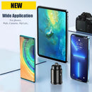 Mini USB C Auto-Ladegerät 130W Super Schnelllade Metall Adapter PD Typ C im Auto für Samsung Huawei Android Handys iPhone iPad