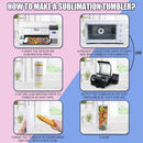 HTVRONT 4/8/12/16 Pcs 20 OZ Stainless Sublimation Tumblers Skinny Straight Sublimate Tumbler Blank DIY Mugs Cups Sippy Bottle