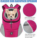 New Dog Pet Backpack Carrier Travel Bag Front Pack Breathable Adjustable with Safety Reflective Strips for Hiking Outdoor Cats