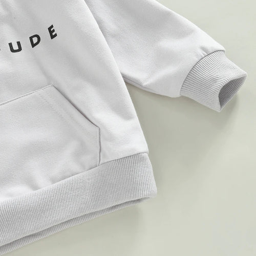 Kleinkinder Unisex 2-teiliges Bekleidungsset Süßer Grafikdruck Rundhals-Sweatshirt Bequeme Jogginghose mit elastischem Bund Outfit