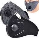 Sports Face Mask with Active Carbon Filter Reusable Washable Anti Fog Mouth Mask Cycling Face Mask Filter MTB Road Protector