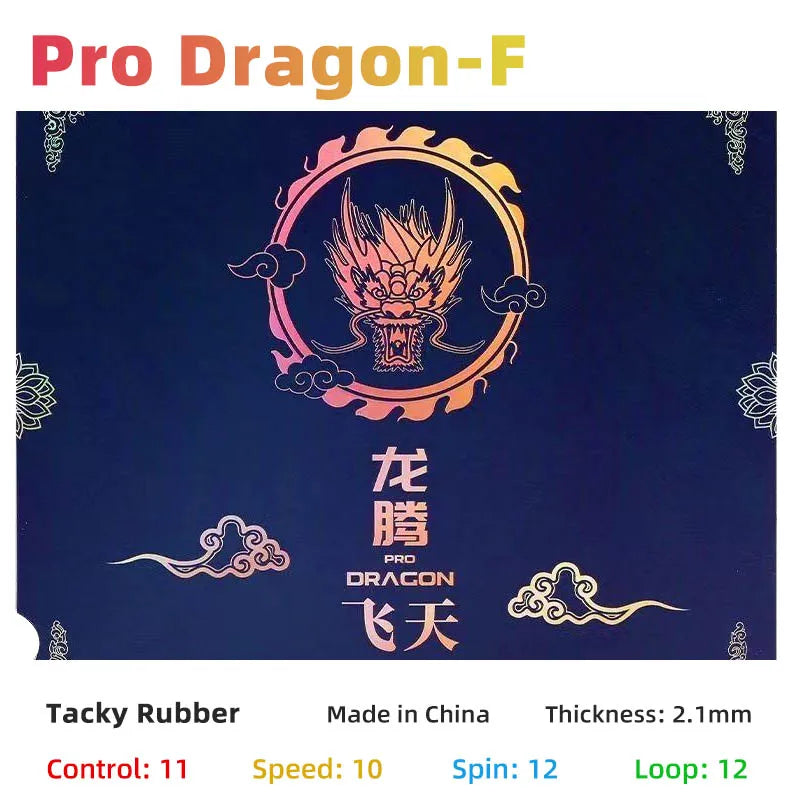 Original Friendship 729 Pro Dragon F Pro Dragon L Table Tennis Rubber 50th Anniversary Special Ping Pong Rubber