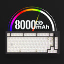 Akko MonsGeek M1 V5 Tri-mode Mechanical Keyboard Barebone Kit VIA 75% 3/5 Pins Customized Hot Swap RGB Rapid Disassemble Gasket