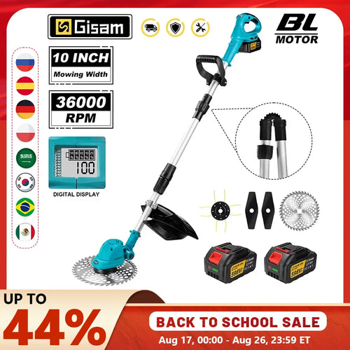 The Meadowline | 10" Cordless Brushless Lawn Mower with 4.0Ah Battery