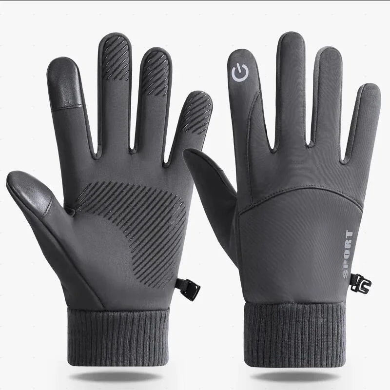 Winter Waterproof Men's Gloves Windproof Sports Fishing Touchscreen Driving Motorcycle Ski Non-slip Warm Cycling Women Gloves