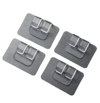 5Pcs Universal Car Mat Anti-skid Stickers Foot Pads Carpet Mat Clips Fixing Clamp Self-adhesive Holder Car Interior Accessories