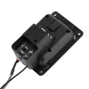 201 Piezo Pickup Acoustic Guitar Preamp 4 Band Acoustic Guitar Pickup Preamp EQ Tuner Mic Blend Preamp for Fishman Presys+
