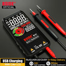 BSIDE Professionelles Digitalmultimeter Smart 9999 EMF Multitester DC AC Spannung Kondensator Ohm Diode Live Elektrikertester USB-Ladefunktion