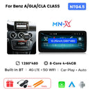 8 Core Android 14 Auto Radio Wireless CarPlay For Mercedes-Benz A-Class W176 GLA X156 CLA C117 DSP GPS 4G WIFI Multimedia Player