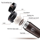 HOT Premium Travel Coffee Mug Stainless Steel Thermos Tumbler Cups Vacuum Flask thermo Water Bottle Tea Mug Thermocup