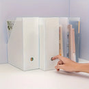Plastic Multi-Purpose Desk Organizer - Book Stand & File Holder for Office Supplies and Stationery