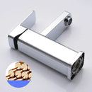 Stainless Steel Bathroom Basin Faucet Deck Mounted Hot and Cold Water Tap Dual-use Household Bathroom Kitchen Mixer Faucets
