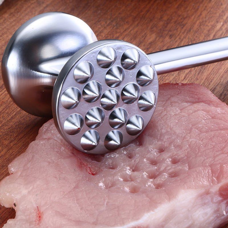 Zinc Alloy Meat Hammer Meat Loose Hammer Pork Chop Steak Hammer Flesh Floss Tender Meat Hammer Creative Kitchen Tool