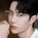 Anti Blue Light Rimless Myopia Glasses Women Men Luxury Metal Ultralight  Eyeglasses Frameless Eyeglasses -1.0...To -6.0
