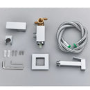 Chrome Shower Tap Bidet Faucet Washer Mixer Muslim Shower Ducha Higienica Cold & Hot Water Mixer Crane Square Shower Spray