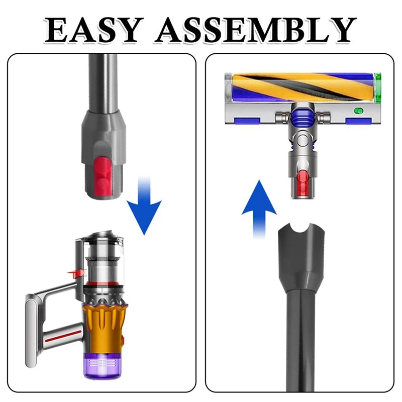 Extension Rod for Dyson V10 Digital Slim/V12 Detect Slim Cordless Stick Vacuum Cleaner Quick Release Straight Pipe Bar-B