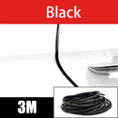 6M Car Door Chrome Moulding Trim Strip Edge Scratch Guard Protector Cover Strip Roll Chrome Styling Moulding Trim Strip