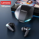 Choice Lenovo XT53 Earphone Wireless Bluetooth 5.4 Headphones Low Latency Gaming Headset Noise Reduction LED Display Earbuds New