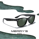 MERRYS DESIGN Kids Classic Retro Rivet Polarized Sunglasses For Boys Girls UV400 Protection S7052