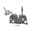 MOC Medieval Military Series Castle Roman Knight Horse Saddle Soldiers War Horses Building Block Accessories Kids Education Toy