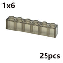 MOC Transparent Thick Building Blocks 1x1 1x2 2x2 2x4 Dots Clear Brick Figures Educational Creative Toy for Kid Compatible Brand