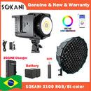 The Luminary X100 | Professional 100W RGB & Bi-Color COB LED Studio Light