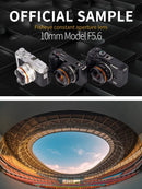 【 Do Brasil 】 Brightin Star 10mm F5.6 Fisheye Wide Angle APS-C Mirrorless Camera Lens for Sony Canon RF Nikon Z Fuji 10 5.6