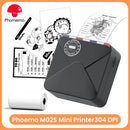 Portable Printer Phomemo M02S Thermal Mini Printer 300dpi Inkless Pocket Printer Compatible 15/25/53mm Sizes Self-Adhesive Paper