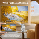 Wimius 4K Projector IWIMIUS 1080P Full HD 30000 Lumens Auto Focus/Keystone WIFI 6 Support Dolby Portable Home Theater Projectors