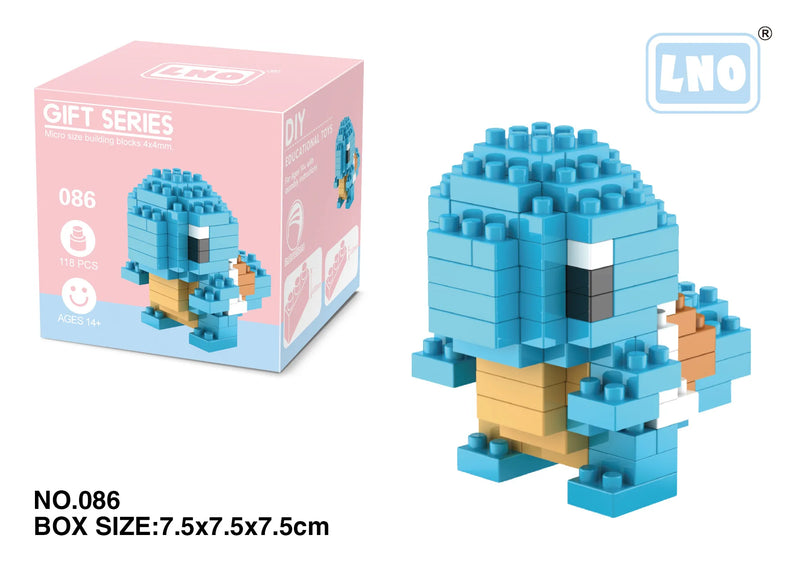 Pokemon Small Blocks Nanoblock Charizard Kyogre Groudon Rayquaza Model Education Graphics Toys for Kids Birthday Gift Toys