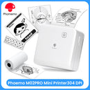 Phomemo M02Pro Mini Portable Printer Wireless Thermal Labeler 300dpi Inkless Printing 15/25/50/53mm for Photo Easy Labeling