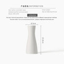 Chinese/Japanese Style Contracted Porcelain Artificial Flower Vase For Home Decor Simple Ceramic Vases Modern White/Black Vase