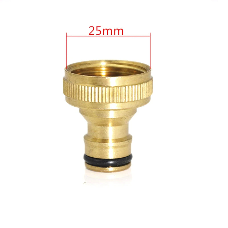 Brass G3/4in  Garden Tap Connector Water Hose Adaptor Quick Release Home Gardening Tool Accessories