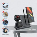30W 3 in 1 Wireless Charger Stand For Samsung S22 S21 Fold 4 Galaxy Watch 5 Pro 4 3 Active 2/1 Buds Fast Charging Dock Station