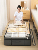 1 Stk. große Kleideraufbewahrungstasche unter dem Bett Faltbare Steppdecken-Kleideraufbewahrungstasche Doggy Bag Schlafzimmer-Wohnheim-Organizer-Tasche