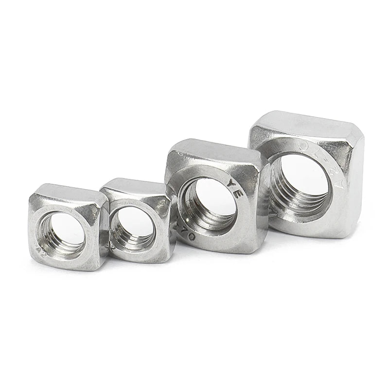 5-50pcs A2 Stainless Steel M3 M4 M5 M6 M8 M10 M12 Square Nuts Din557