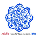 Mandala vinyl Wall Stickers Personalized Creative For Kids Room Living Room Home Decor Vinyl Sticker Mural yoga Wallpaper