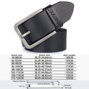 Men's Belt Genuine Leather Luxury Designer Vintage Pin Buckle for Jeans Trouser Belts Men Luxury Strap Male Belts Waistband Belt
