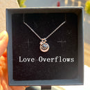 Valentine's Day Gift Custom Photo Projection Necklace DIY Picture Inside Titanium Steel Chain Couple Necklace Women Men Jewelry