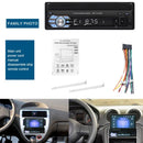 Podofo 1Din MP5 Player Mirrorlink Multimedia Player Bluetooth FM USB EQ 4Core 7 ''Retractable Screen Touch Screen Car Radio
