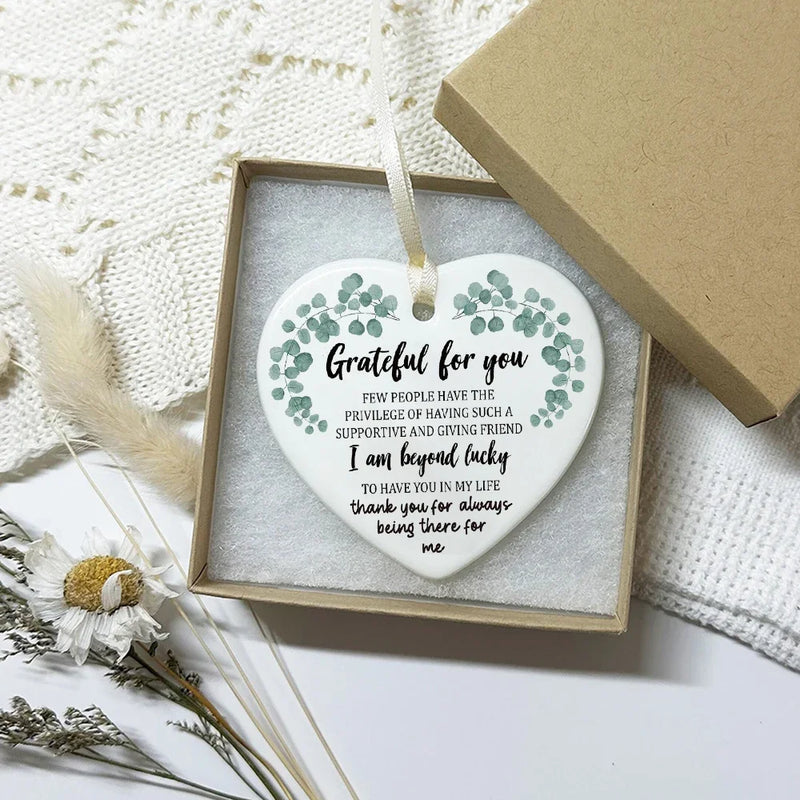 Friendship Gifts for Women Best Friend Friendship Birthday Gift for Female Friends Bestie BFF Thank You Gifts Ornament Keepsakes