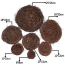 8-25cm Round Rattan Bird Nest Easter Decoration Bunny Eggs Artificial Vine Nest For Home Garden Decor Happy Easter Party Supply