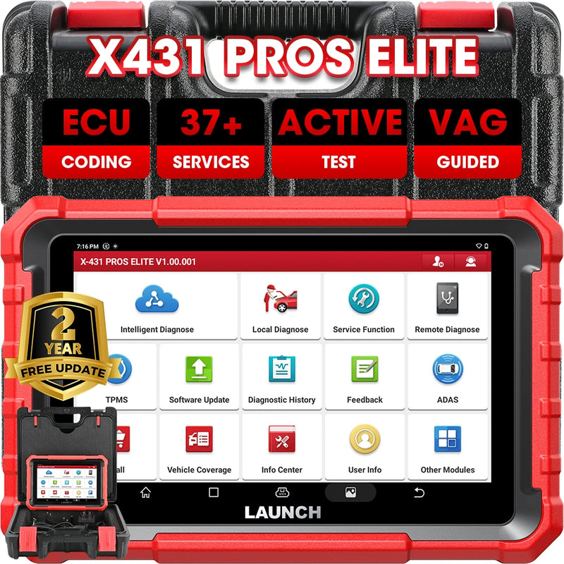 LAUNCH X-431 PROS Elite Car Diagnostic Tools Professional OBD 2 Diagnostic Tool Auto Automotive Tool Auto Scanner