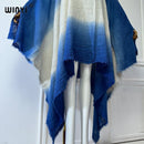 WINYI summer dress Tie-dyed sexy dress Women elegant robe Middle East Female kaftan abayas dubai luxury beach cover up Caftan